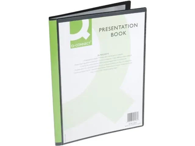 Showalbum Personaliseerbaar A4 20 Tassen Zwart