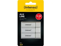 Alu Line Usb Stick 32Gb 3521483 28MB/s USB 2.0 zilver 3 stuks