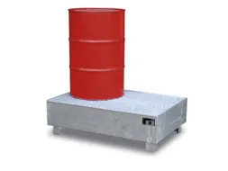 Opvangbak V. 2x 200l Vaten Opvangvol. 215l 360x 1200x 800mm Rooster