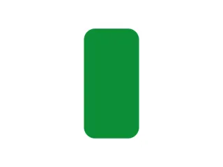 plaksymbool,rechthoek,markering HxB 150x50mm,PVC,groen - 2