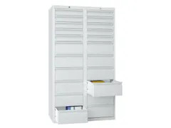 Ladenkast 1800x1000x500mm 10+12 Laden Uitschuifbaar Rolgeleiding