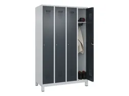 locker,HxBxD 1950x1200x500mm,4vak,vak B 300mm,cil.-slot,voeten