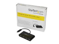 4-Poorts Usb-c Hub Mini Hub Usb-c Naar 4x Usb-a