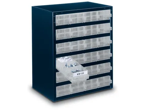 Magazijnunit Staalplaat Behuizing Hxbxd 440X360X250Mm 24Lades