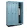 locker,HxBxD 1950x1200x500mm,4vak,vak B 300mm,draaigrendel,sokkel
