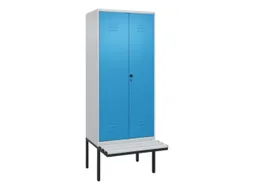 locker voor scheiding van kleding,HxBxD 2120x800x815mm,2vak