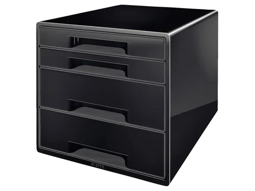 Ladenblok Leitz WOW CUBE A4 maxi 4 laden zwart