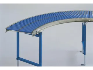 bocht 90 °,v. rollenbaan,draagrol van staal,wiel Ø 30mm,baan B 300mm - 1