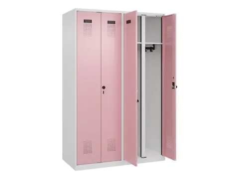 locker voor scheiding van kleding,HxBxD 1850x1200x500mm,4vak