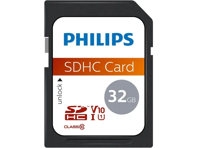 Philips Ultra Speed SDHC Geheugenkaart 32GB UHS-I U1 V10 Class 10