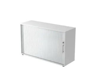 jaloeziedeurkast,HxBxD 748x1200x400mm,1xhouten vloer,2 OH,romp wit - 1