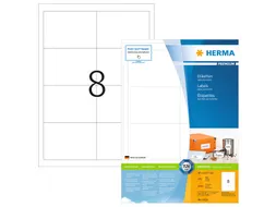 HERMA 4624 Premium etiketten A4 97x67,7mm Wit 1600 stuks