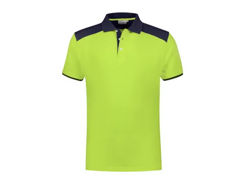 Polo Santino Tivoli Lime/Bleu marine Taille XL