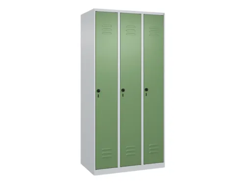 locker voor scheiding van kleding,HxBxD 1850x900x500mm,3vak