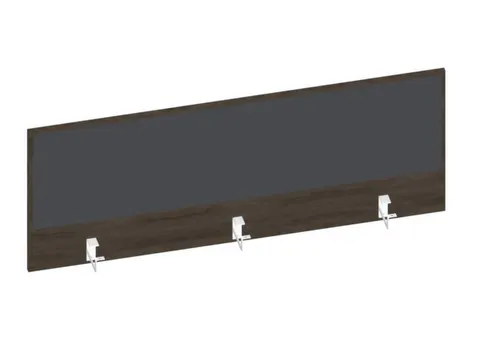 Baliepaneel Bureau Aanbouw Achter Bruin Hickory Antraciet 1400Mm