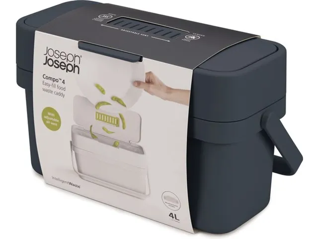 Joseph Joseph Compo Food Afvalemmer 4 Liter Grijs