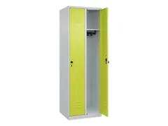 locker,HxBxD 1850x600x500mm,2vak,vak B 300mm,draaigrendel
