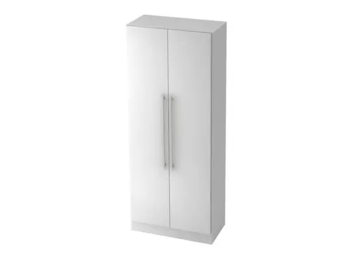 kantoorkast openslaande deuren HxBxD 2004x800x420mm hout wit