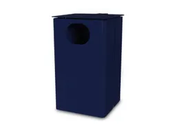 afvalbak,HxBxD 537x325x388mm,afvalbak inhoud 35l,romp staal RAL5013