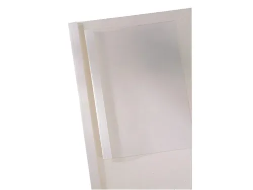 Thermische Omslag Gbc A4 3mm Transparant/wit 100stuks