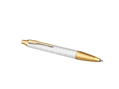 Balpen Parker IM Premium Pearl GT Medium Blauwe inkt