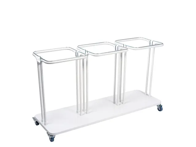 Afvalbak Combo 3x40 liter Wit Saekko Boy