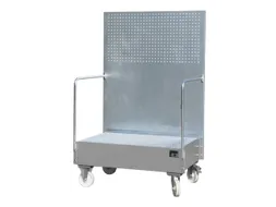 Verrijdbare Opvangbak,V. 2X200L Vat,Opvangvol. 215L
