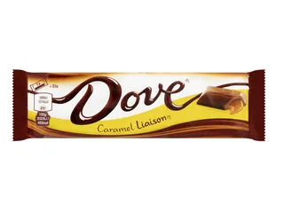 Dove chocoladereep liaison caramel 50 gram - 1