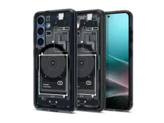 Ultra Hybrid MagFit Samsung Galaxy S25 Hoes Back Cover Zero One Zwart