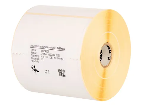 Zebra Z-Perform 1000T Wit Label 65x25mm 8 Rol