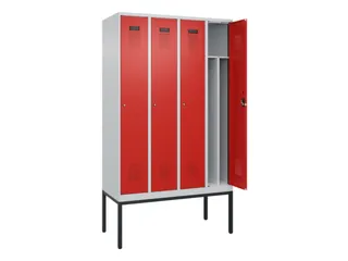locker voor scheiding van kleding,HxBxD 2120x1200x500mm,4vak - 1