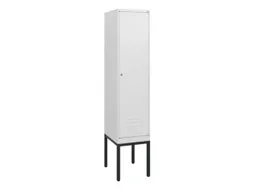 locker,HxBxD 1950x400x500mm,1vak,vak B 400mm,cil.-slot,voetonderstel