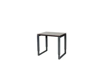 Domino Plus Bureau Hoogte Verstelbaar 800x600mm Logan Eiken Zwart - 1