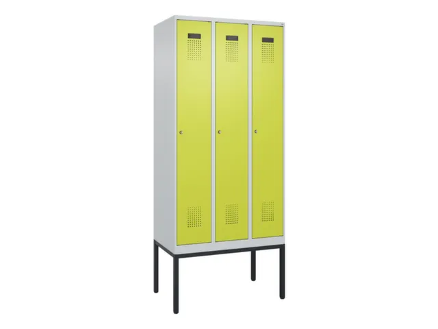 locker voor scheiding van kleding,HxBxD 2120x900x500mm,3vak