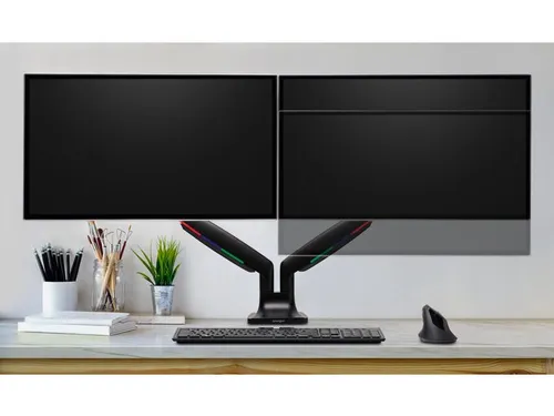 Monitorarm Kensington One-touch in hoogte verstelbaar dubbel