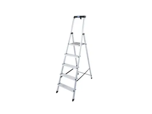 Lichte Universele Ladders Aluminium 5treden H 1,05m
