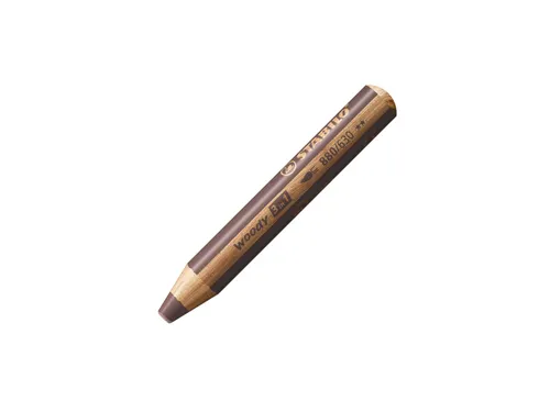 Kleurpotloden STABILO 880 woody 3 in 1 multitalent bruin