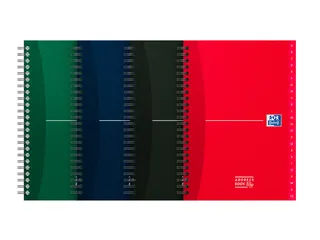 Adresboek Oxford Essentials A5 72vel dubbelspiraal assorti - 7