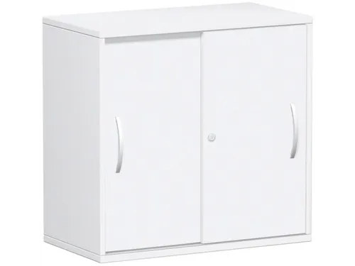 schuifdeurkast,HxBxD 798x800x425mm,1xhouten vloer,2ordnerhoogte