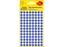 Etiket Zweckform 8mm rond blister 4 vel a 104 et. blauw Non-permanent