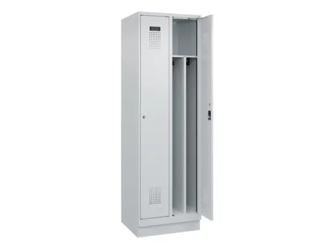 locker voor scheiding van kleding,HxBxD 1950x600x500mm,2vak