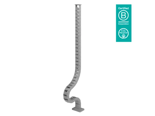 Addit kabelgeleider Grijs voor zit-sta Bureau 130cm incl. magneethoude