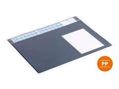 Durable Schrijfonderlegger 65x48cm kalender Blauw met PP afdekvel