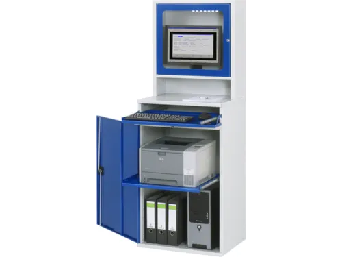 Computerkast 1770x650x520mm Uittreklade Voor Toetsenbord Monitorvak
