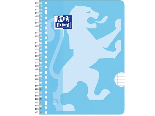 Collegeblok Oxford School A4+ lijn 23-gaats 160 pagina's 80gr pastel a