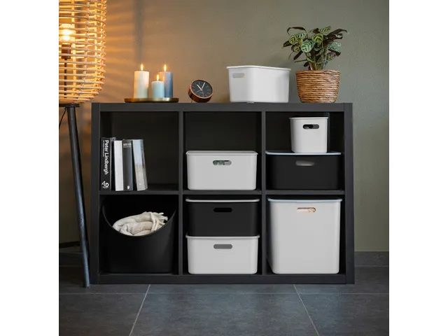 Opbergbox Sunware Home cube 12,5L wit