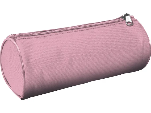 Pennenetui Kangaro rond 20x8.5cm pastel roze