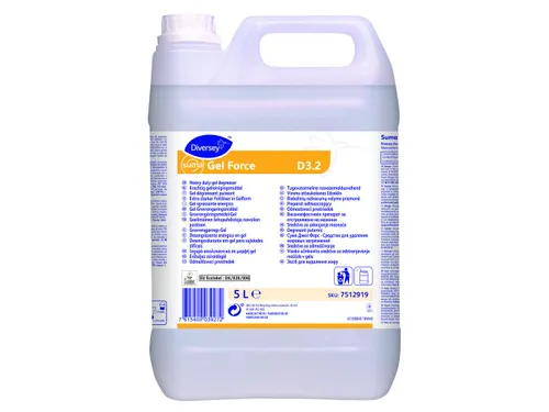 Diversey Suma Gel Force D3.2 Reinigingsmiddel doos 2x5 Liter