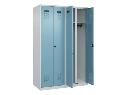 locker voor scheiding van kleding,HxBxD 1850x1200x500mm,4vak