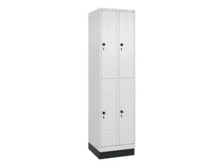 dubbeldekse locker,HxBxD 1950x500x500mm,2x2vak.,vak B 250mm - 1